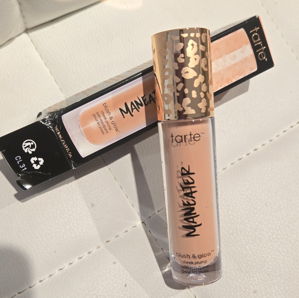 Tarte Maneater Blush & Glow Cheek Plump - Buffed Peach